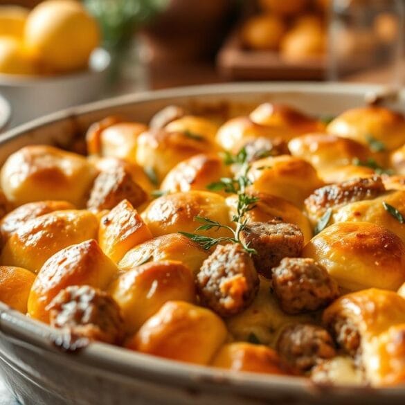 Breakfast Casserole with Sausage and Crescent Rolls Breakfast Casserole with Sausage and Crescent Rolls