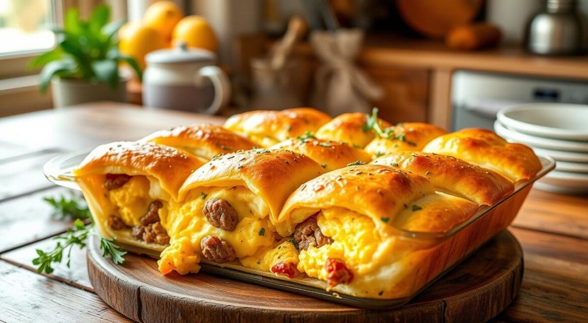 crescent roll breakfast casserole