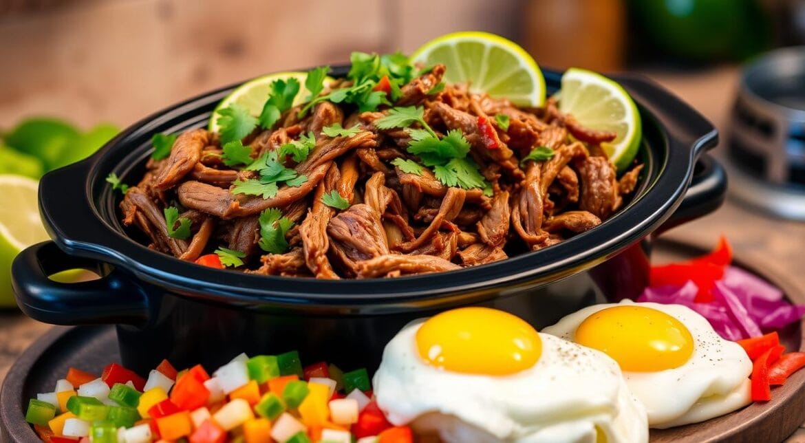 Slow Cooker Carnitas Breakfast Recipe with Eggs: Effortless and Delicious